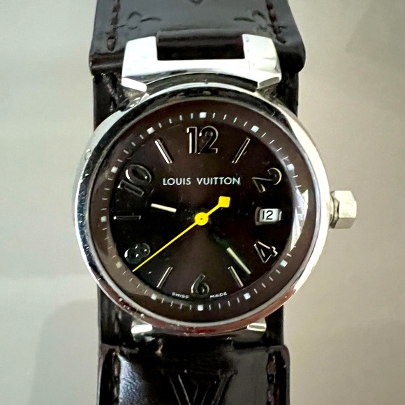 Louis Vuitton Accessories - Louis Vuitton Tambour, a stainless steel quartz wristwatch